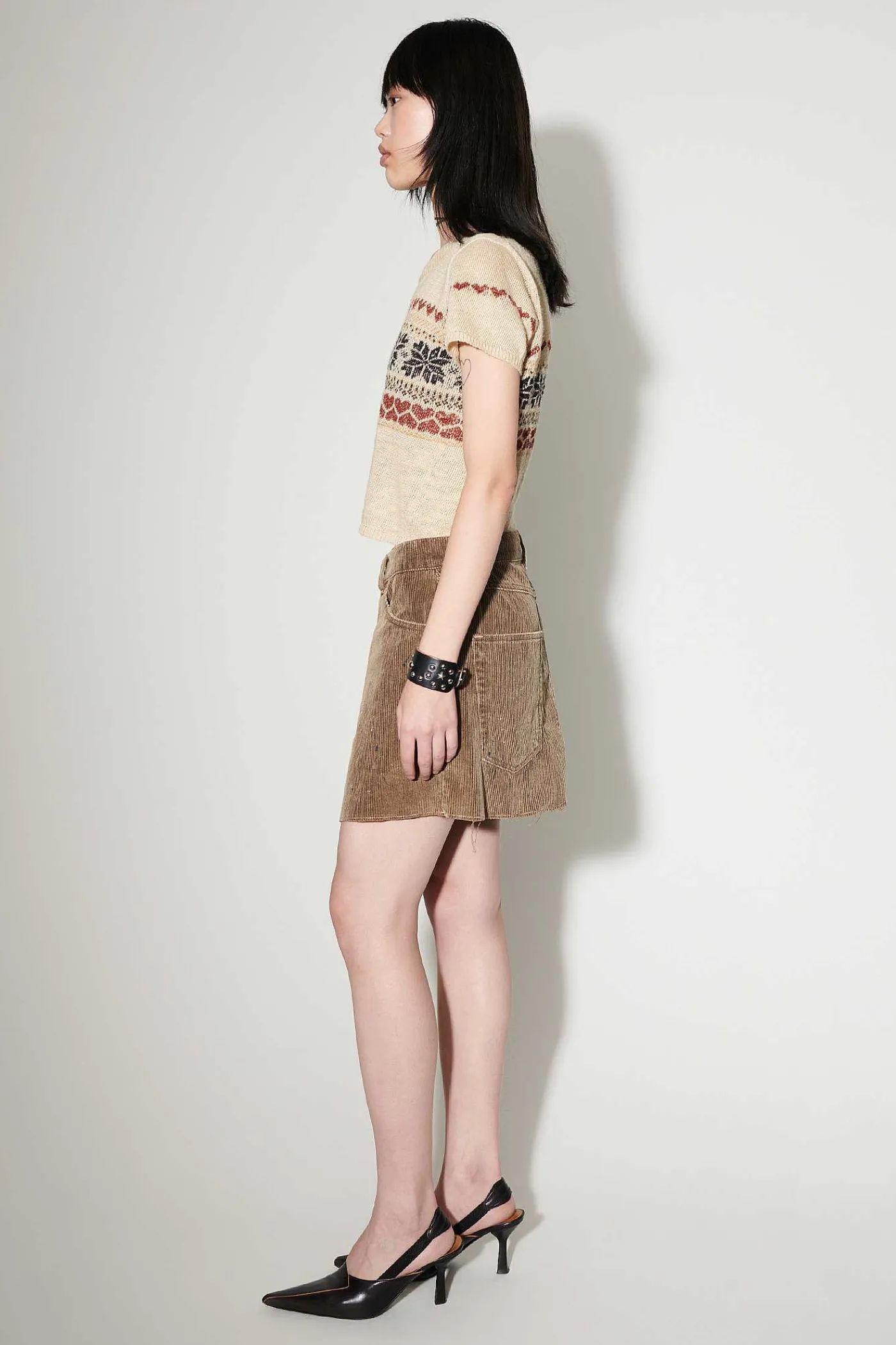 Kjolar|Our Legacy Cover Kjol Brun Enzyme Splatter Cord