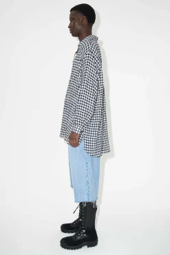 Skjorttyg|Our Legacy Darling Shirt Svart/Vit Bordsduk Rut