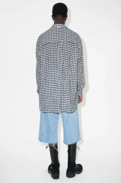 Skjorttyg|Our Legacy Darling Shirt Svart/Vit Bordsduk Rut