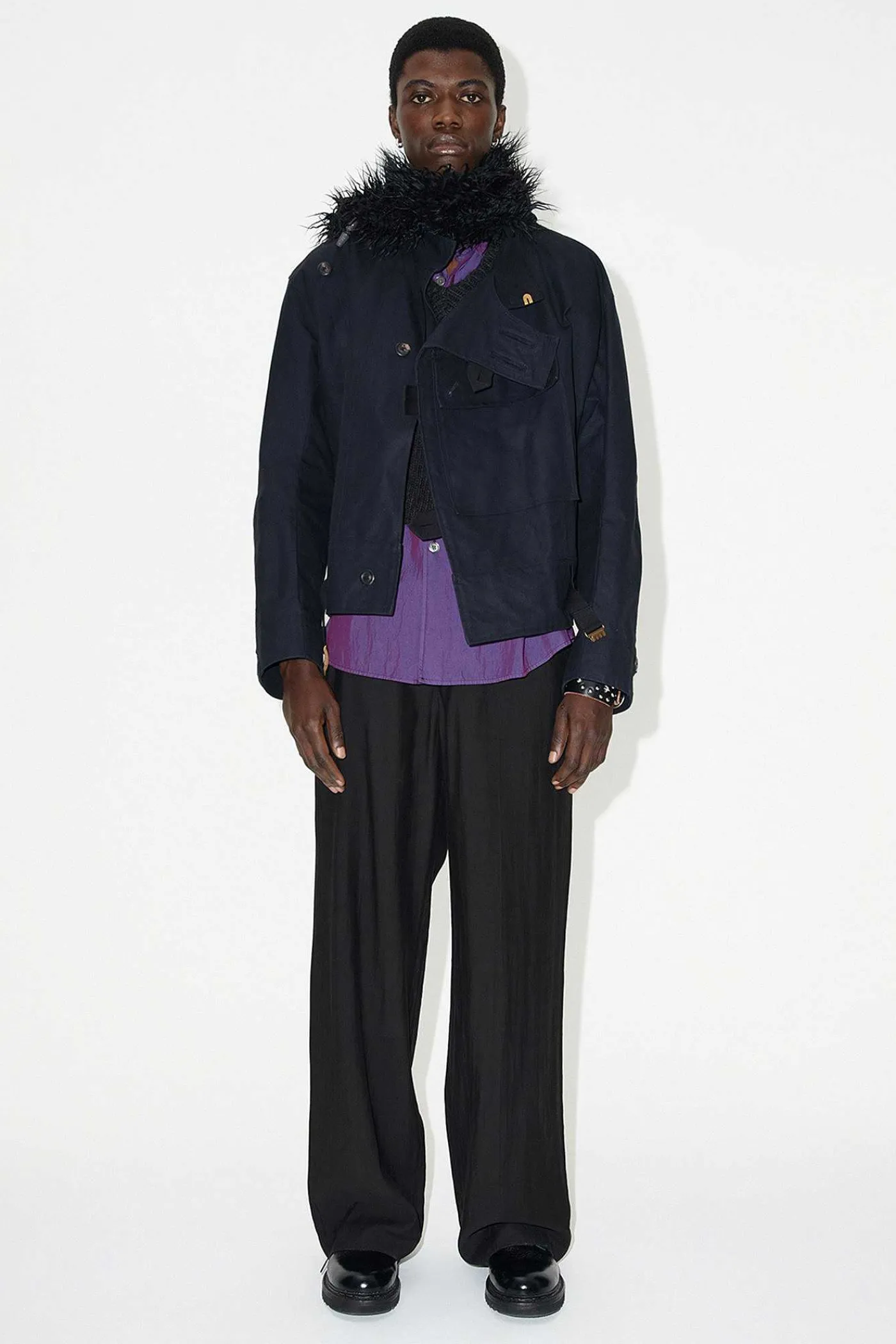 Ytterkläder|Our Legacy Dispatch Jacka Black Highland Cotton