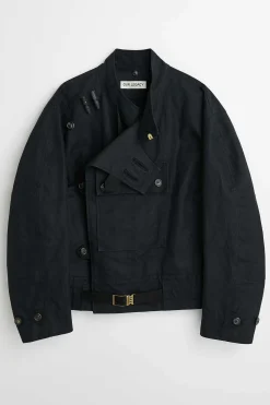 Ytterkläder|Our Legacy Dispatch Jacka Black Highland Cotton