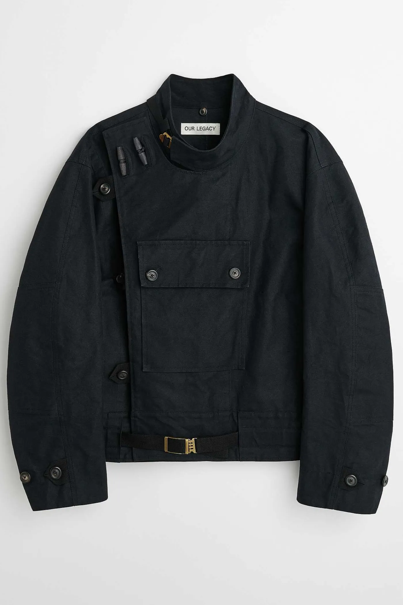 Ytterkläder|Our Legacy Dispatch Jacka Black Highland Cotton