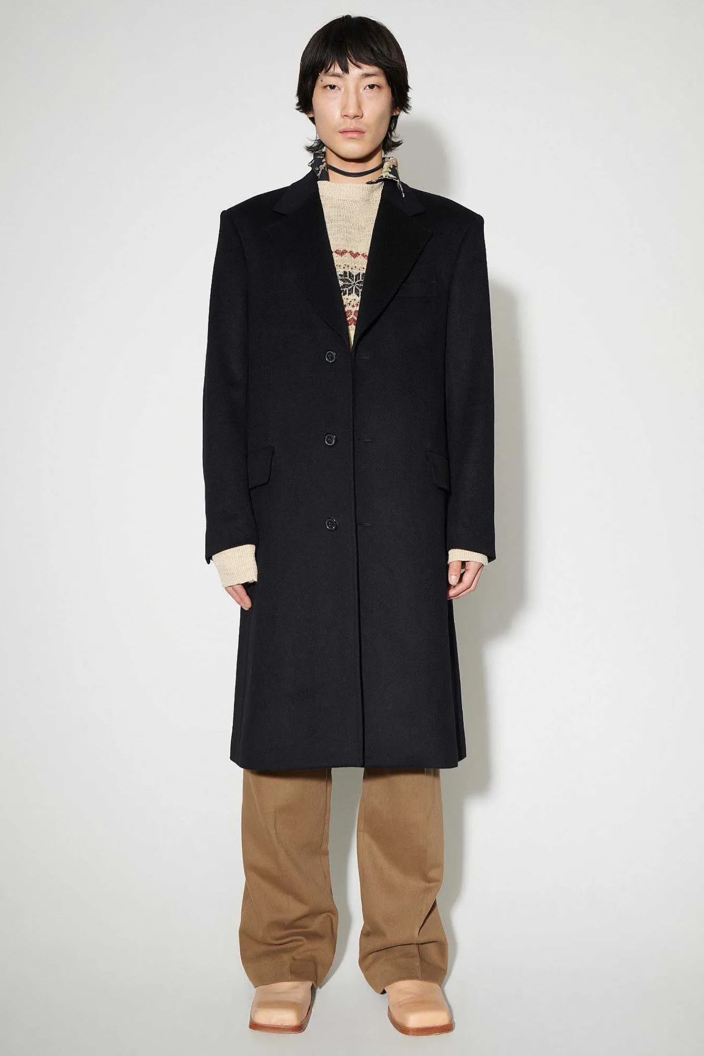 Ytterkläder|Our Legacy Dolphin Coat Svart Heavy Melton