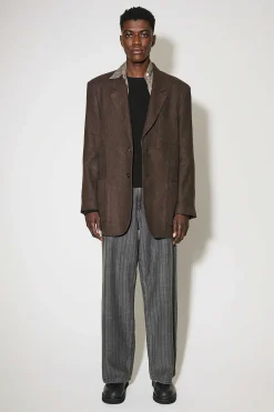 Passning|Our Legacy Embrace Blazer Antique Chocolate Arctic Linen