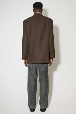 Passning|Our Legacy Embrace Blazer Antique Chocolate Arctic Linen