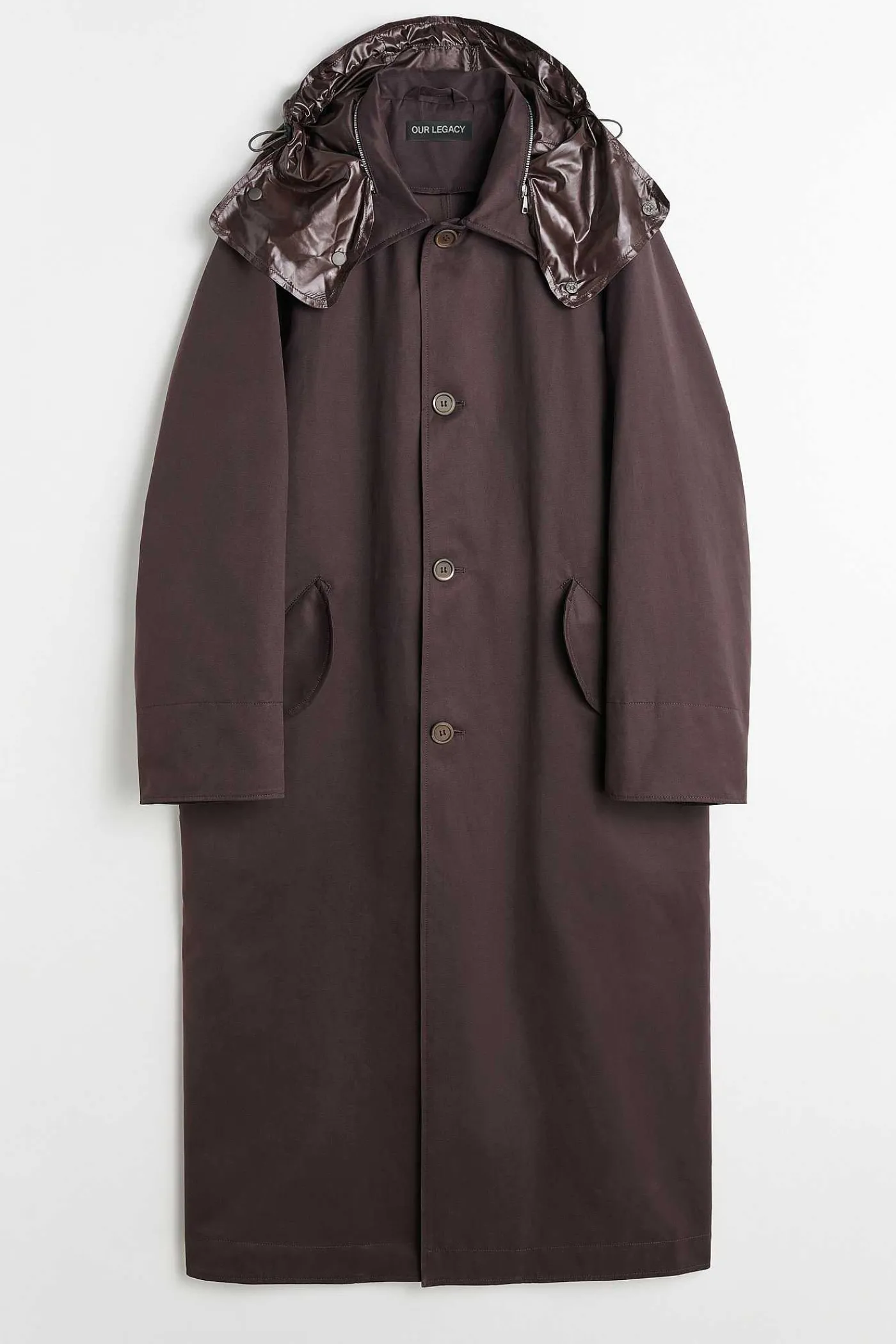 Ytterkläder|Our Legacy Emerge Coat Profound Brown Peached Tech