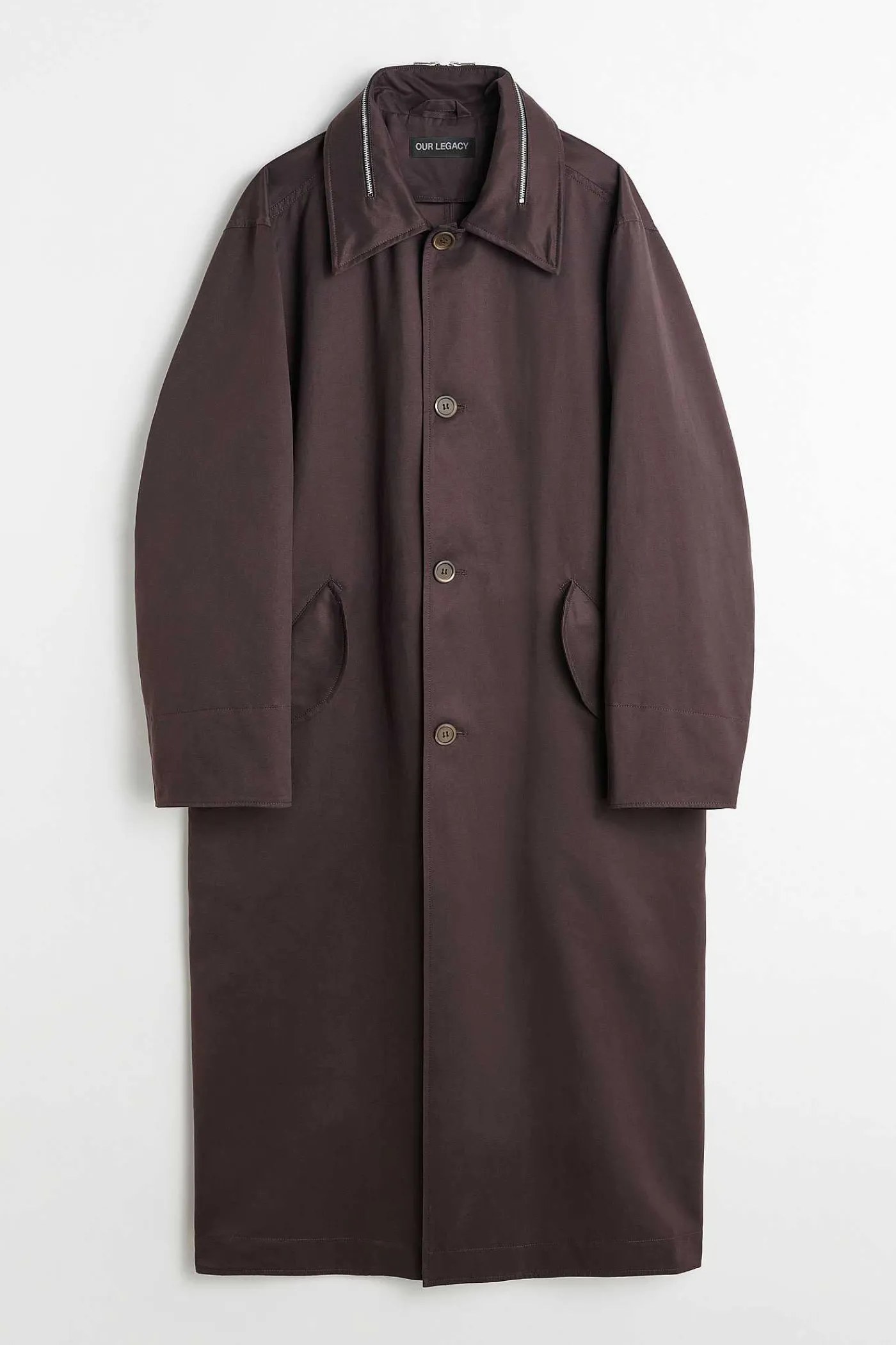 Ytterkläder|Our Legacy Emerge Coat Profound Brown Peached Tech