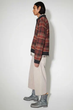 Stickat|Our Legacy Evening Polo Rust Geezer Check