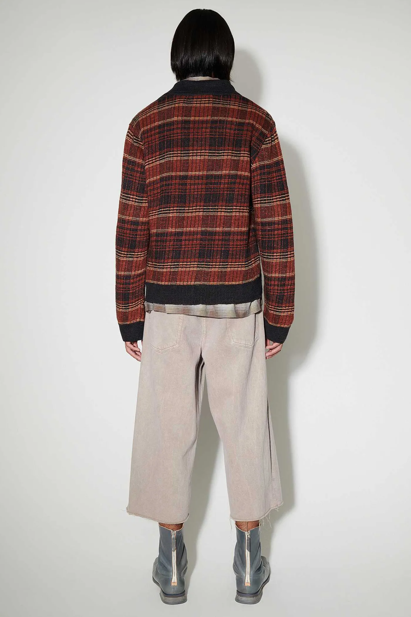 Stickat|Our Legacy Evening Polo Rust Geezer Check