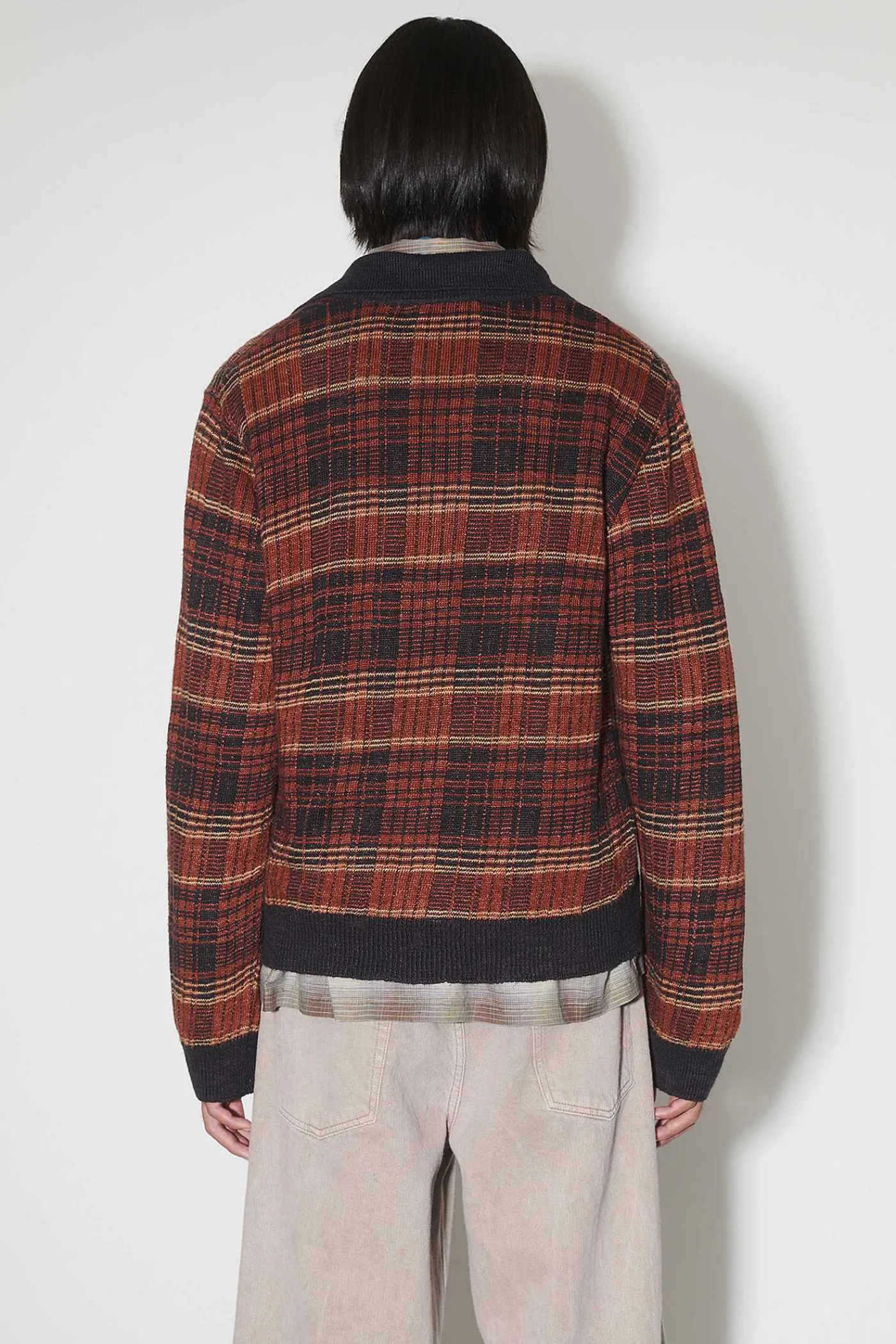 Stickat|Our Legacy Evening Polo Rust Geezer Check
