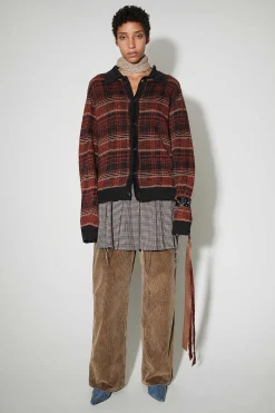 Stickat|Our Legacy Evening Polo Rust Geezer Check