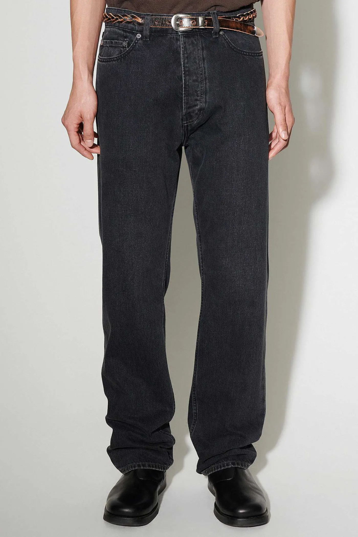 Jeans|Our Legacy First Cut Washed Black Denim