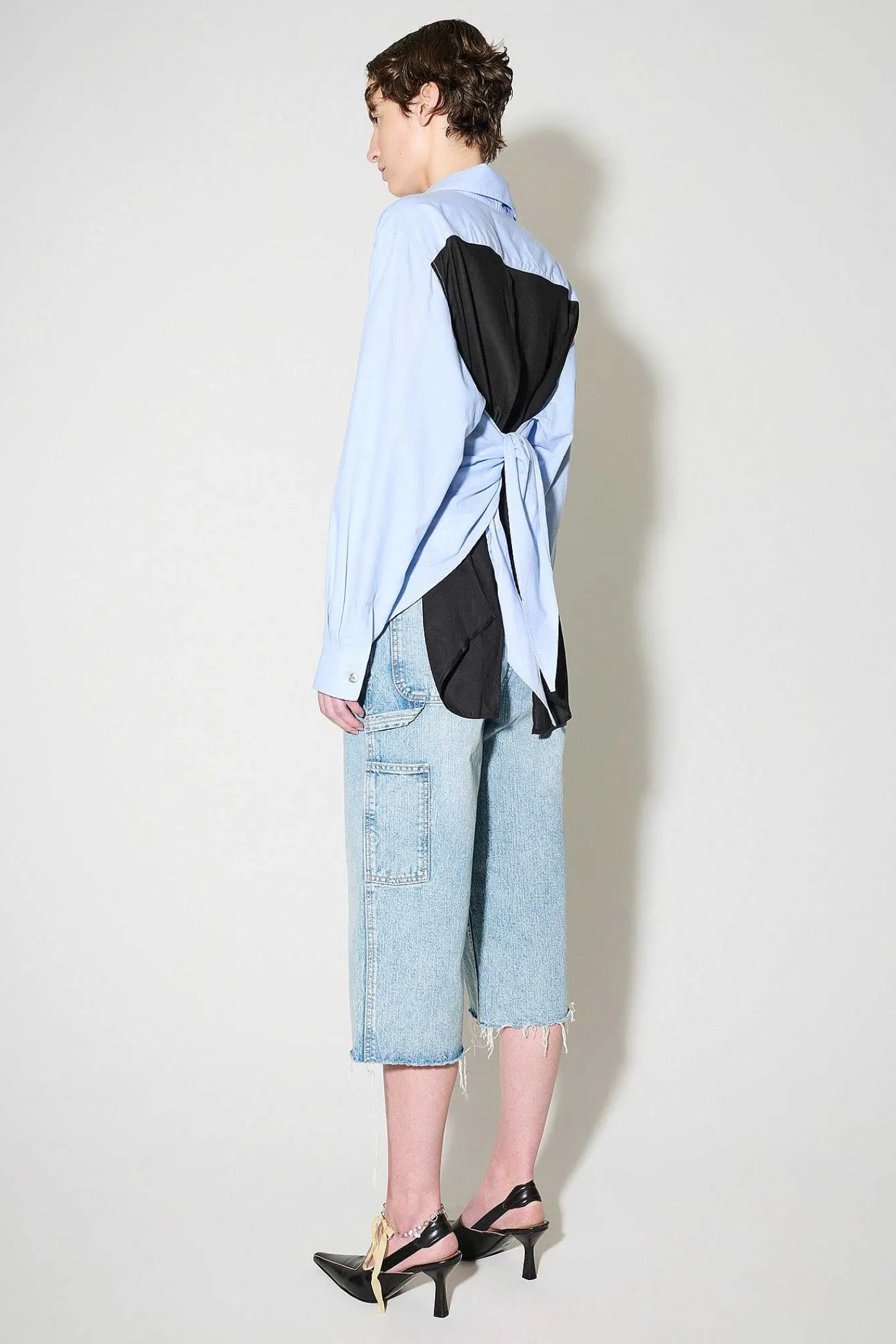 Skjorttyg|Our Legacy Forklade Skjorta Azorerna Stripe Seashore Cotton