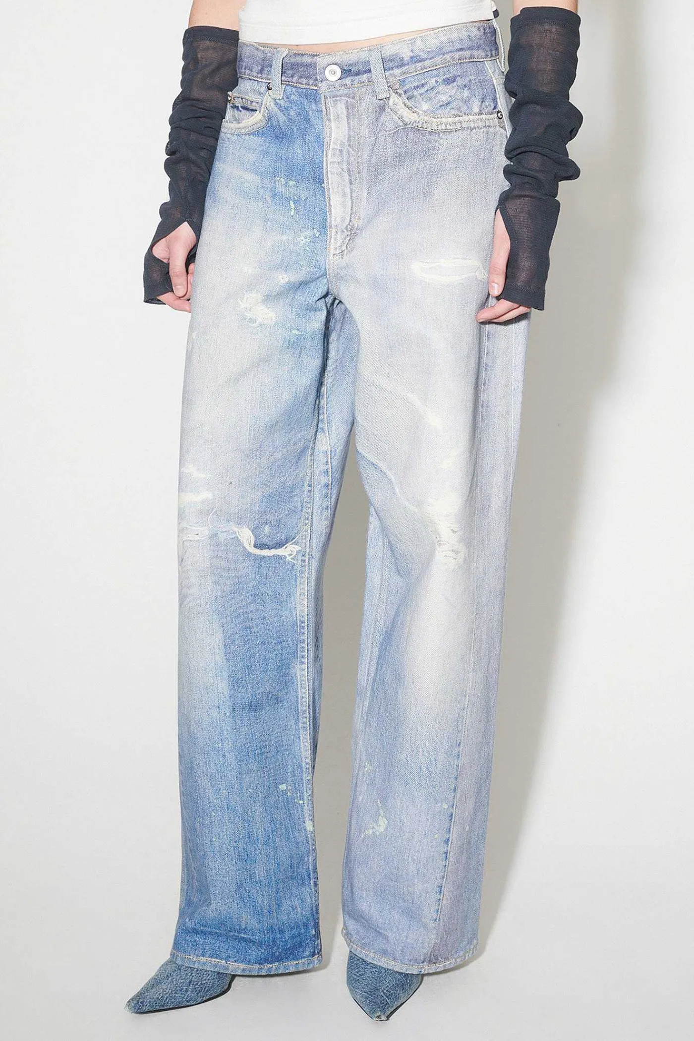 Jeans|Our Legacy Fullt Klippt Digitalt Jeanstryck