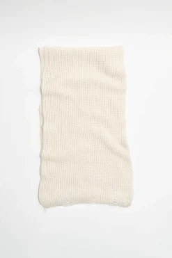 Halsdukar|Our Legacy Grand Stickad Scarf Naturlig Rufsig Bomull
