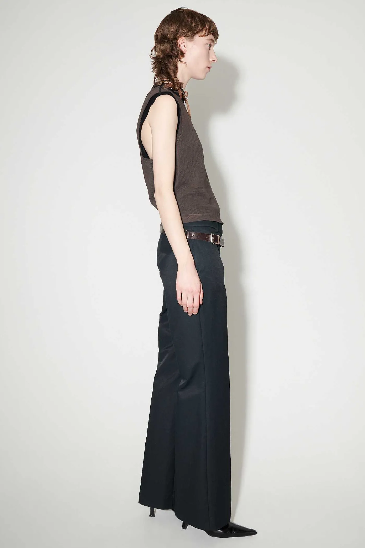 Byxor|Our Legacy Hip Byxa Deluxe Black Exquisite Weave