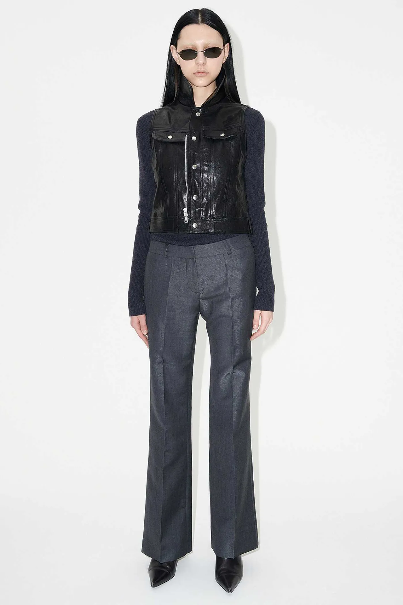 Byxor|Our Legacy Hip Byxa Gra Mnemonic Wool