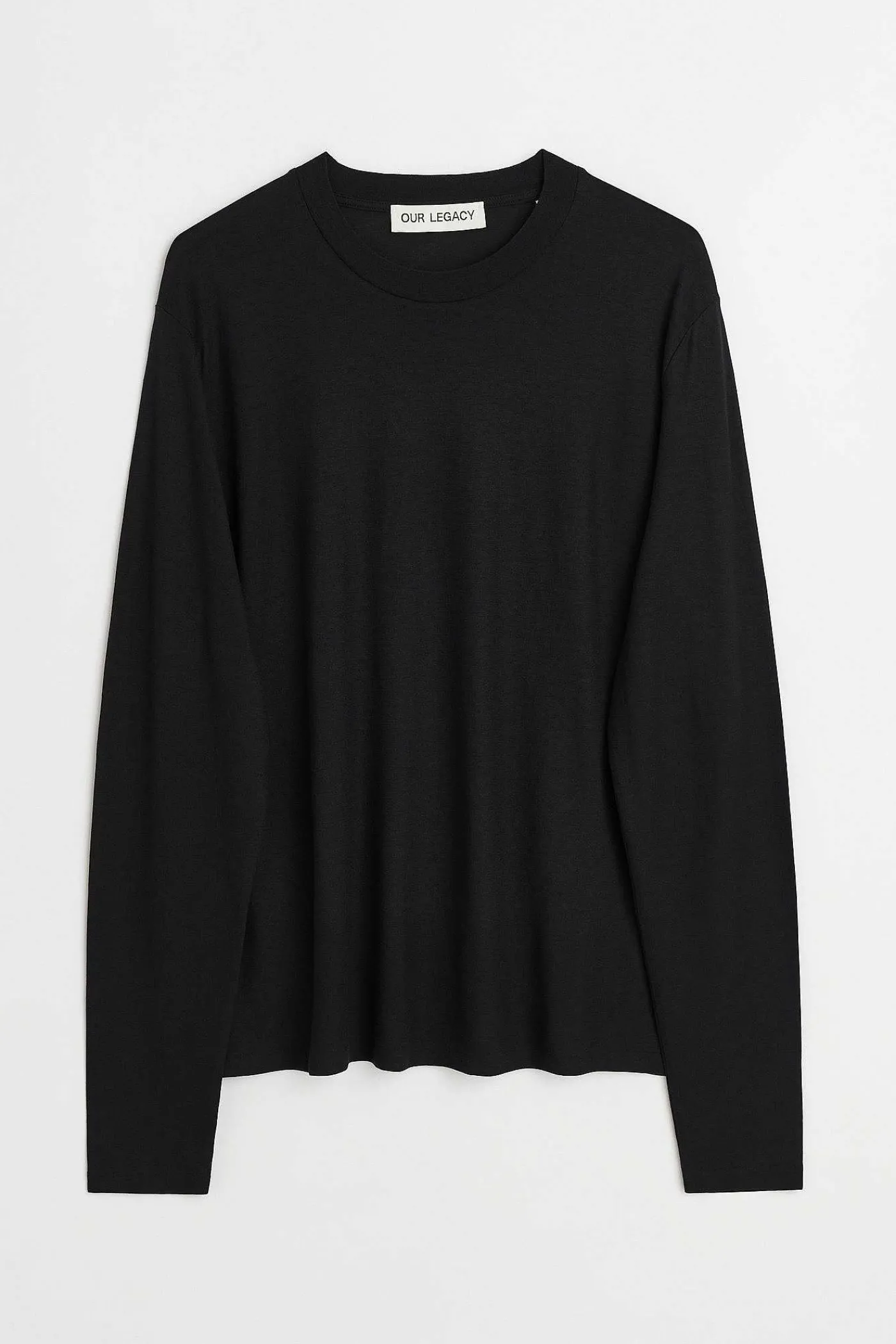 Jersey|Our Legacy Hover Longsleeve Black Dry Crepe