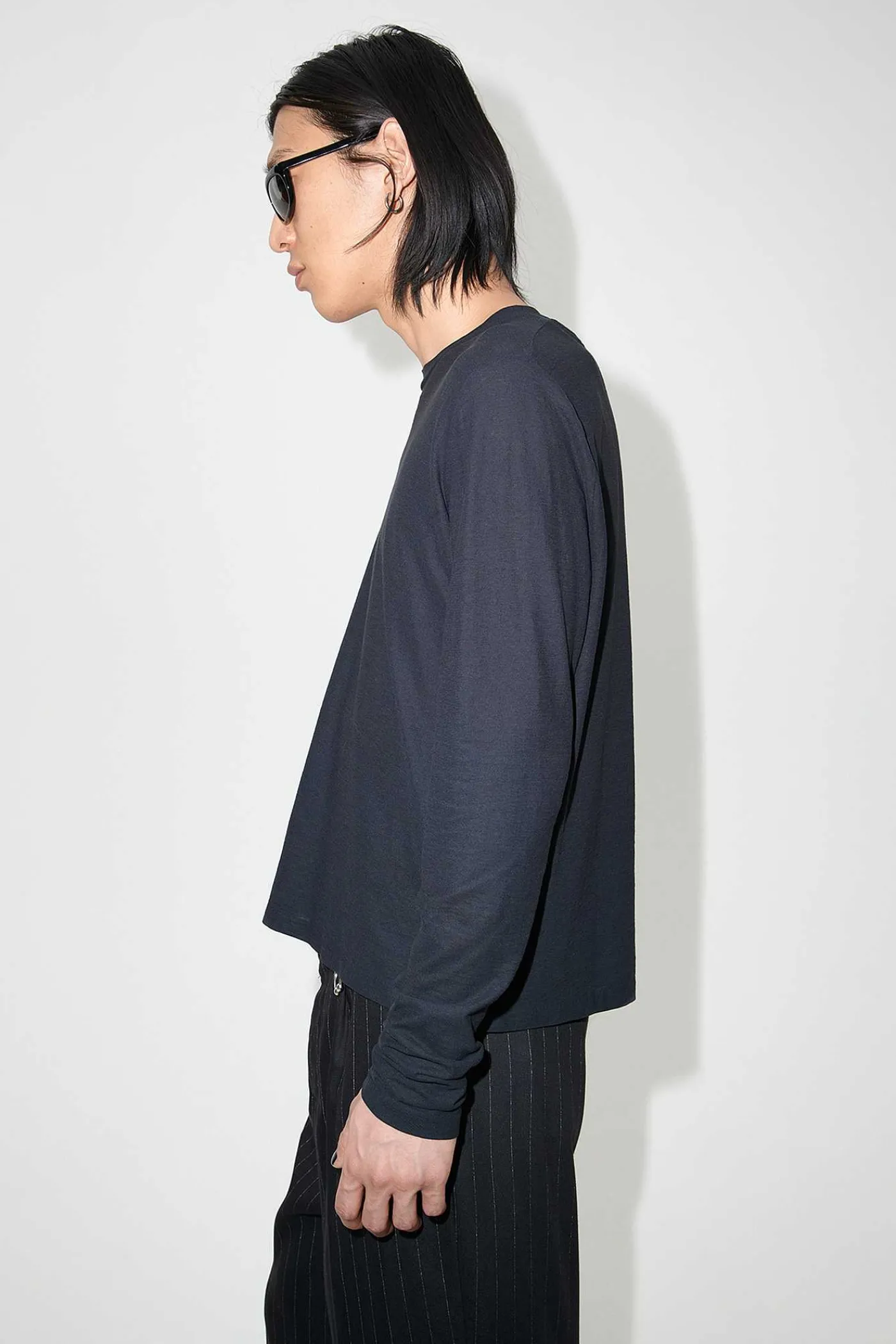 Jersey|Our Legacy Hover Longsleeve Black Dry Crepe