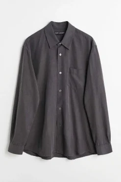 Skjorttyg|Our Legacy Initial Skjorta Ash Grey Liquid Lyocell