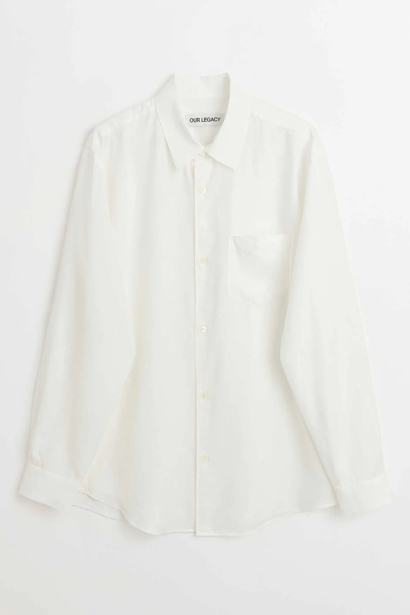 Skjorttyg|Our Legacy Initial Skjorta Off White Lyocell