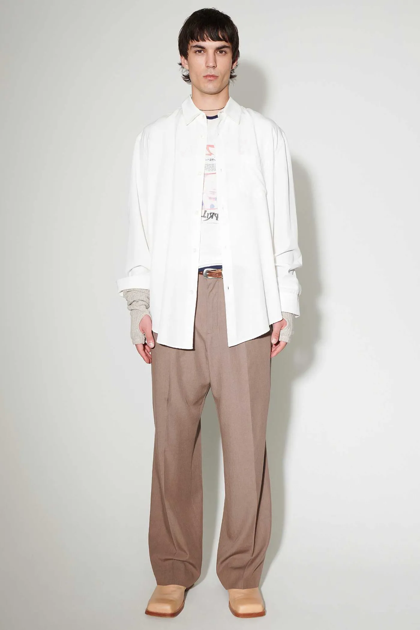 Skjorttyg|Our Legacy Initial Skjorta Off White Lyocell