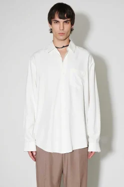 Skjorttyg|Our Legacy Initial Skjorta Off White Fine Silk