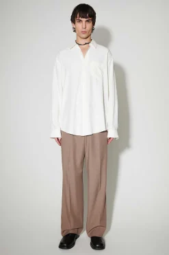 Skjorttyg|Our Legacy Initial Skjorta Off White Fine Silk