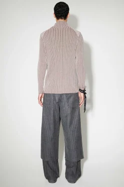 Stickat|Our Legacy Klassisk Zip Cardigan Rosa Cast Cotton Cash