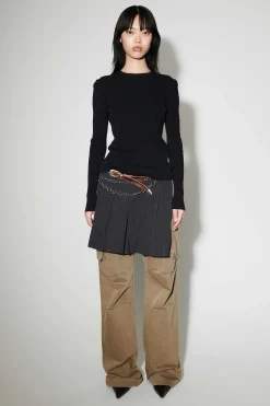 Stickat|Our Legacy Kompakt Rundhalsad Liqouirce Cotton Voile
