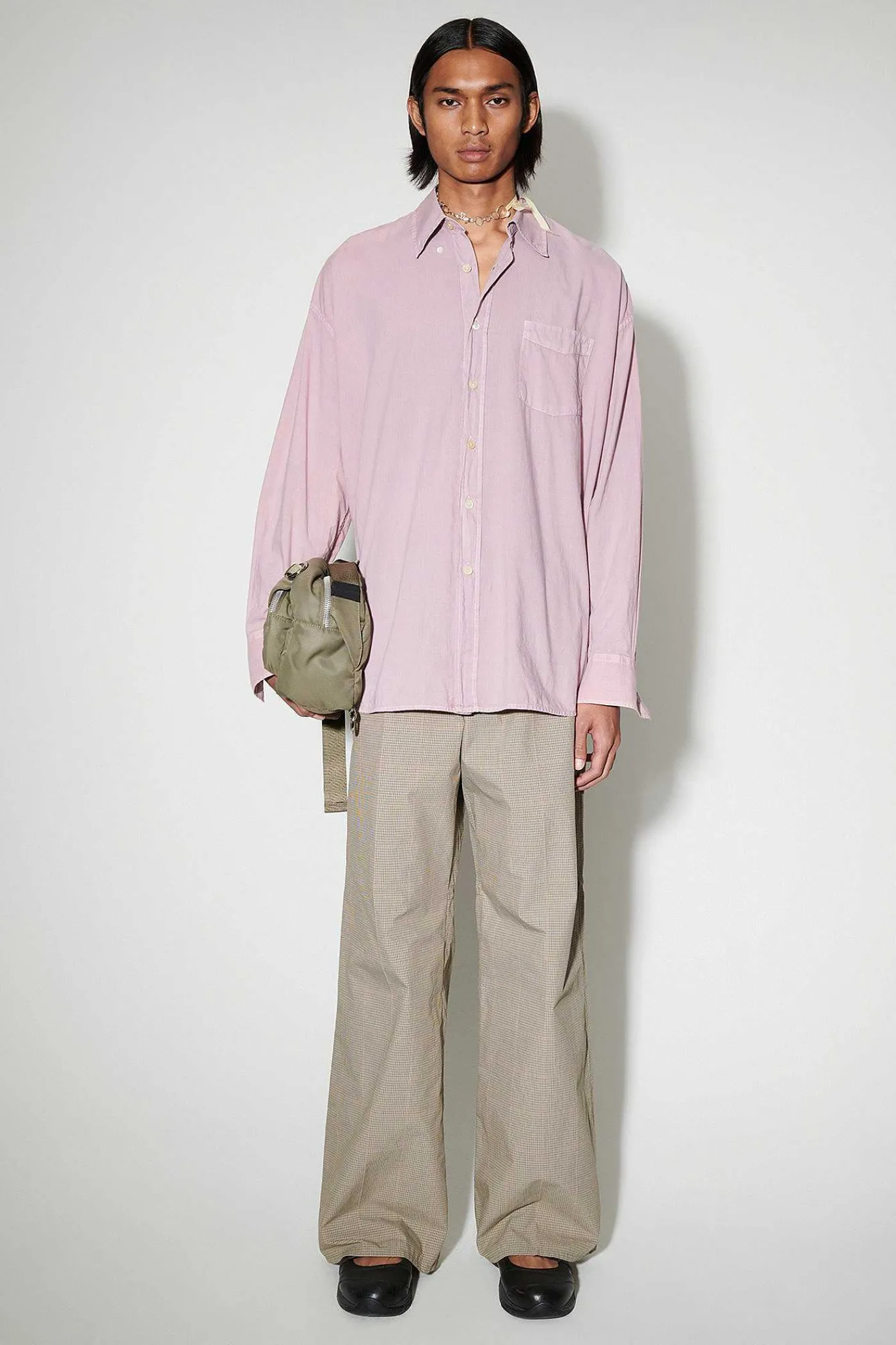 Skjorttyg|Our Legacy Lanad Bd-Skjorta Dusty Lilac Cotton Voile
