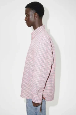 Skjorttyg|Our Legacy Lanad Bd-Skjorta Rosa Kumble Check