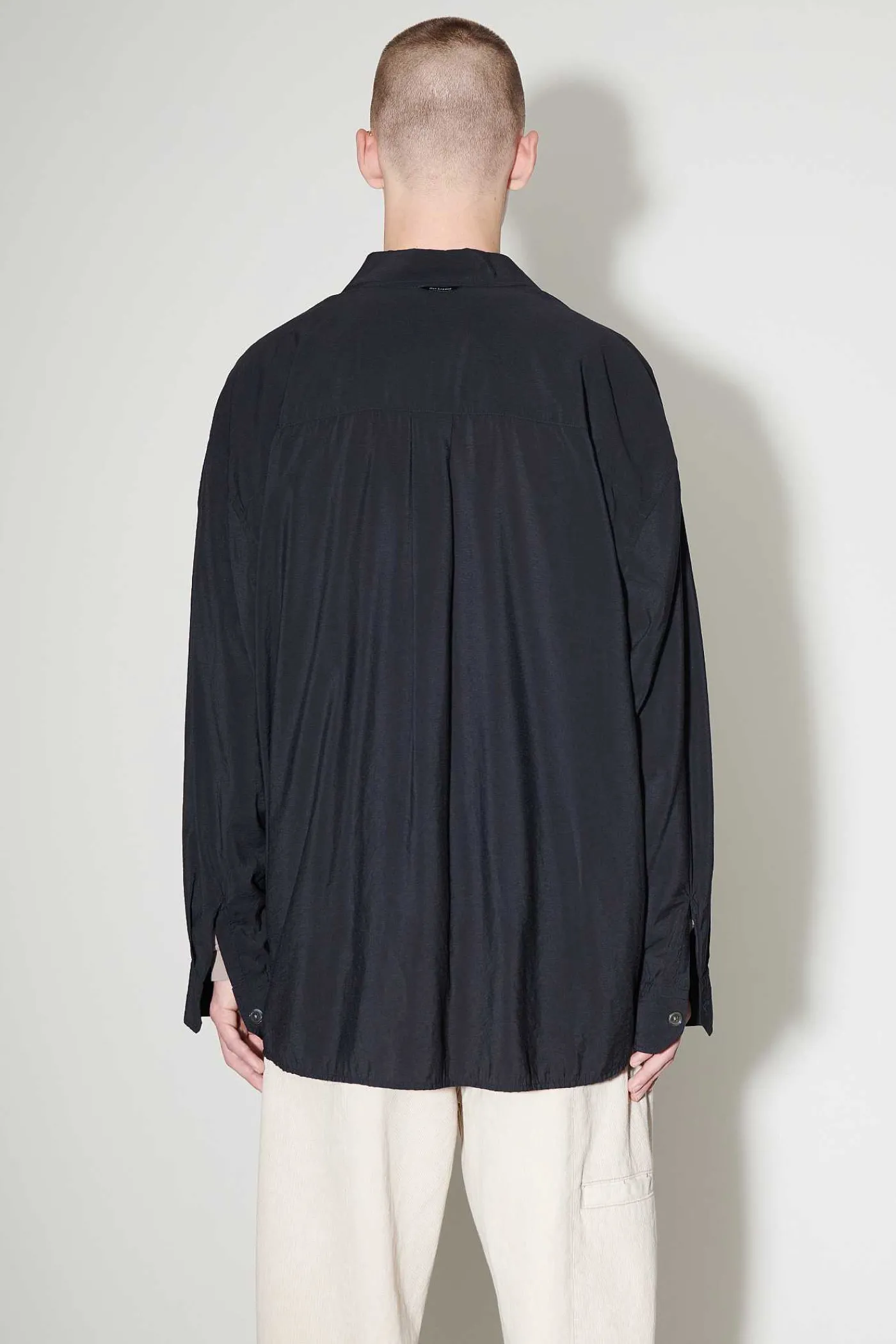 Skjorttyg|Our Legacy Lant Skjorta Black Liquid Viscose