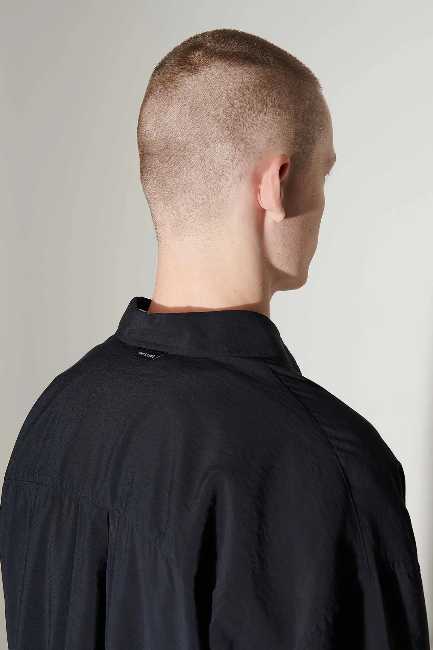 Skjorttyg|Our Legacy Lant Skjorta Black Liquid Viscose