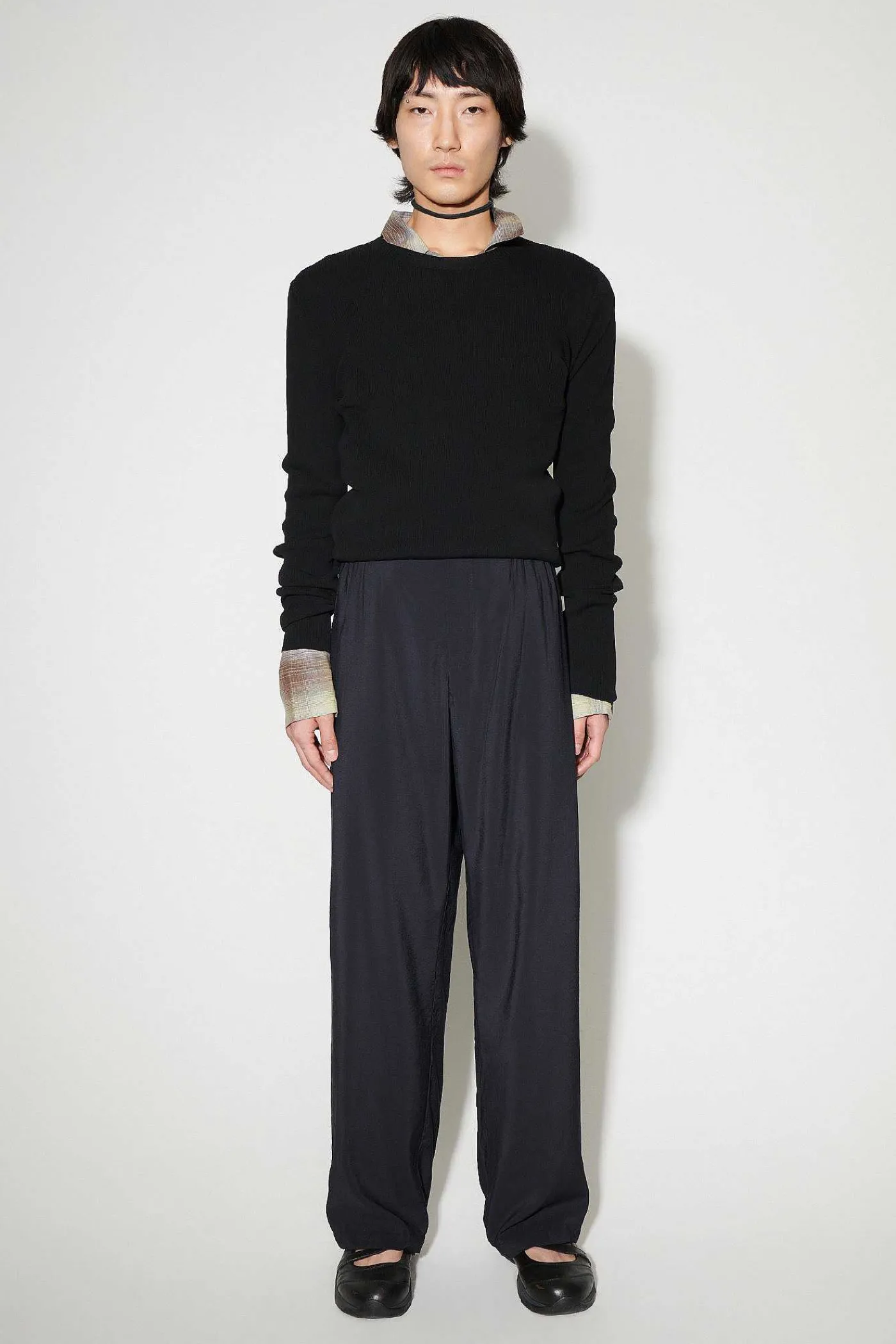 Byxor|Our Legacy Luft Byxor Black Liquid Viscose