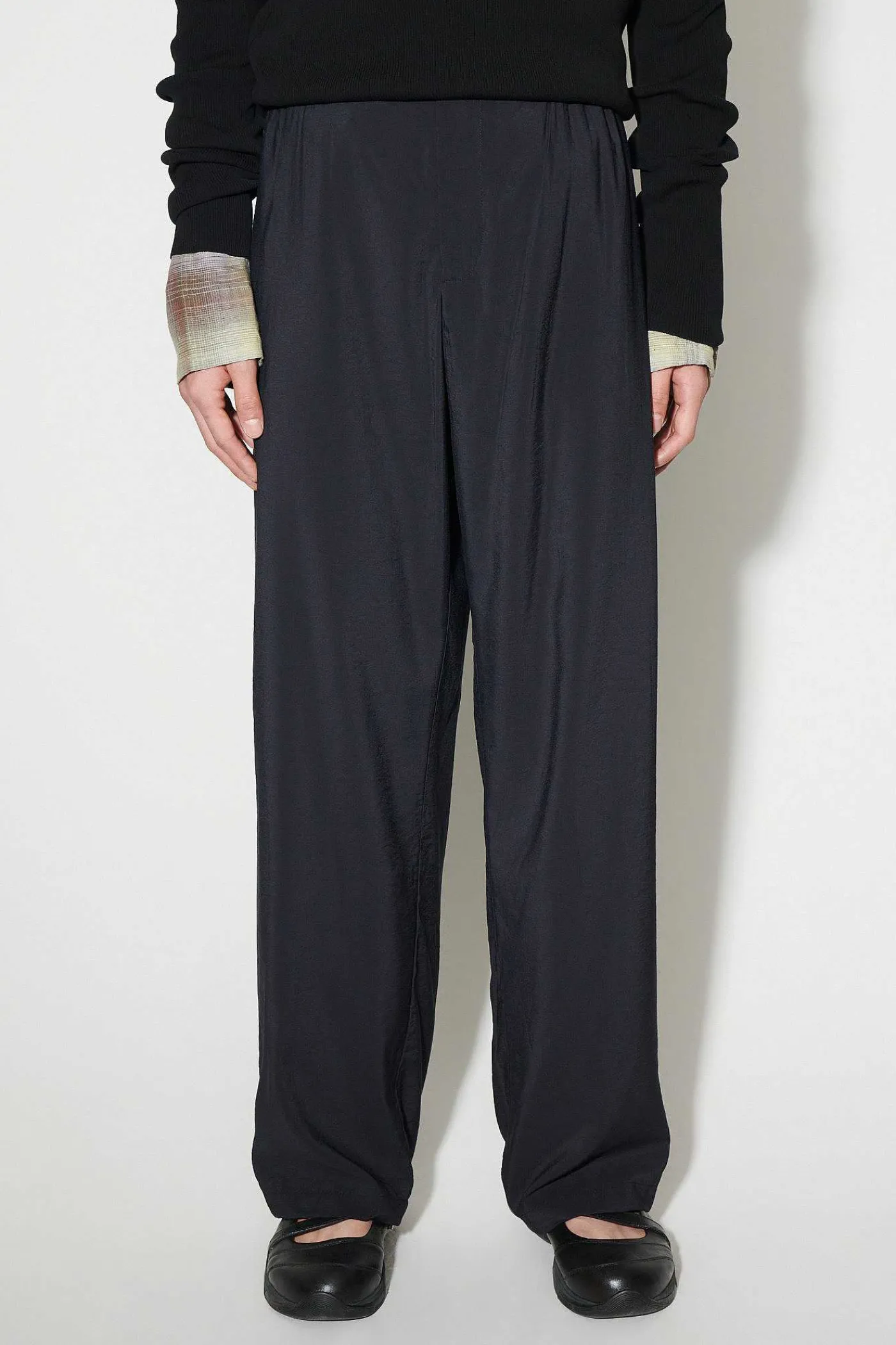 Byxor|Our Legacy Luft Byxor Black Liquid Viscose