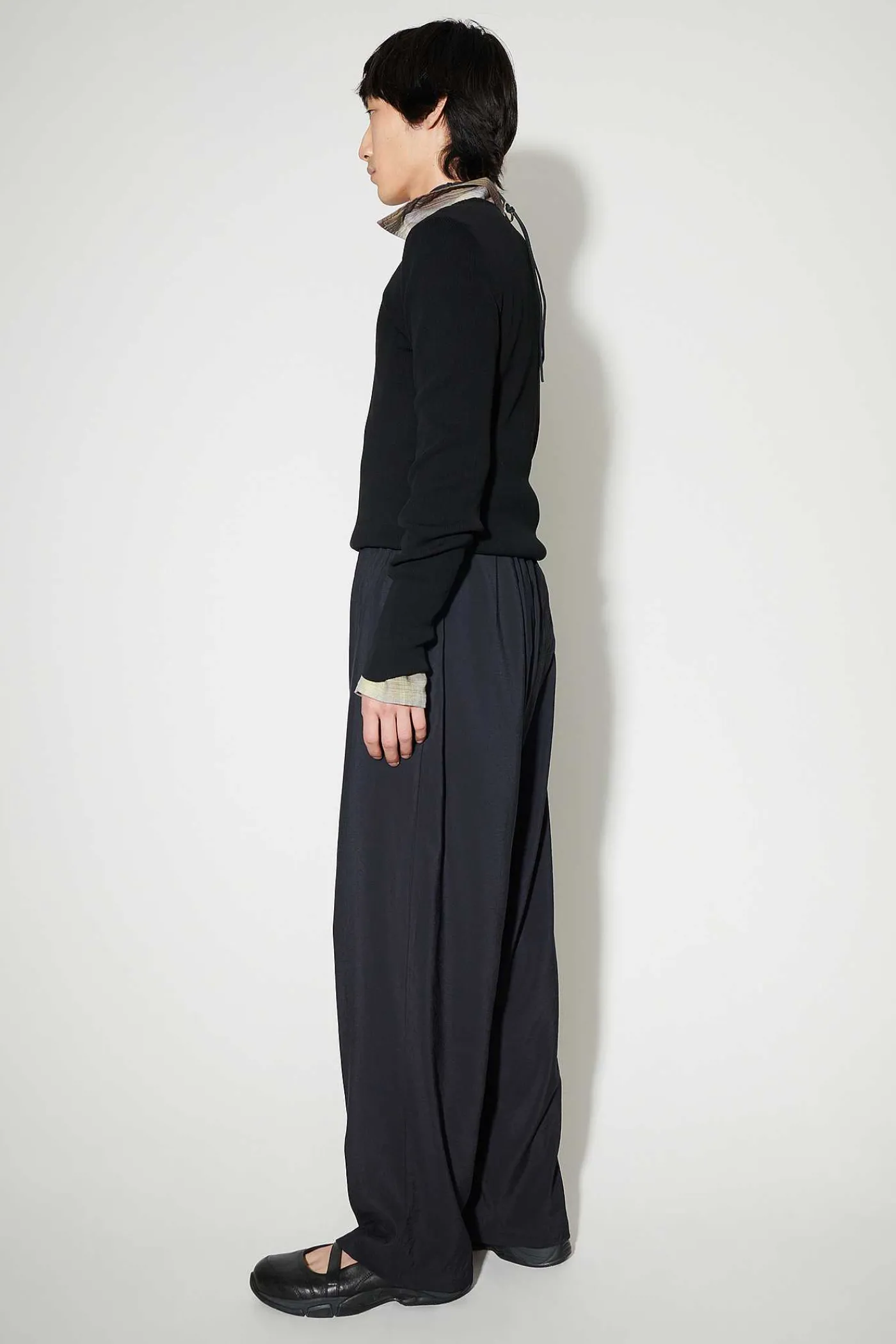 Byxor|Our Legacy Luft Byxor Black Liquid Viscose