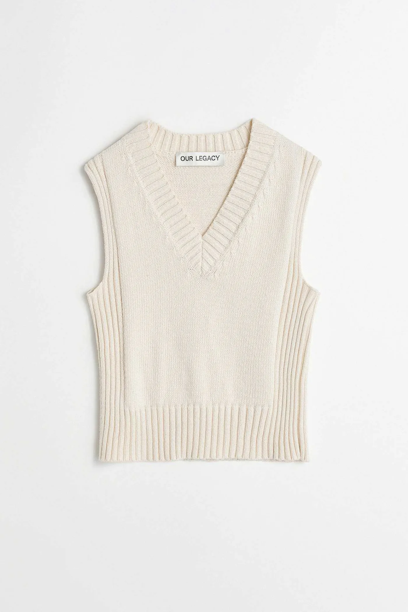 Stickat|Our Legacy Michigan Tank Naturlig Bomull