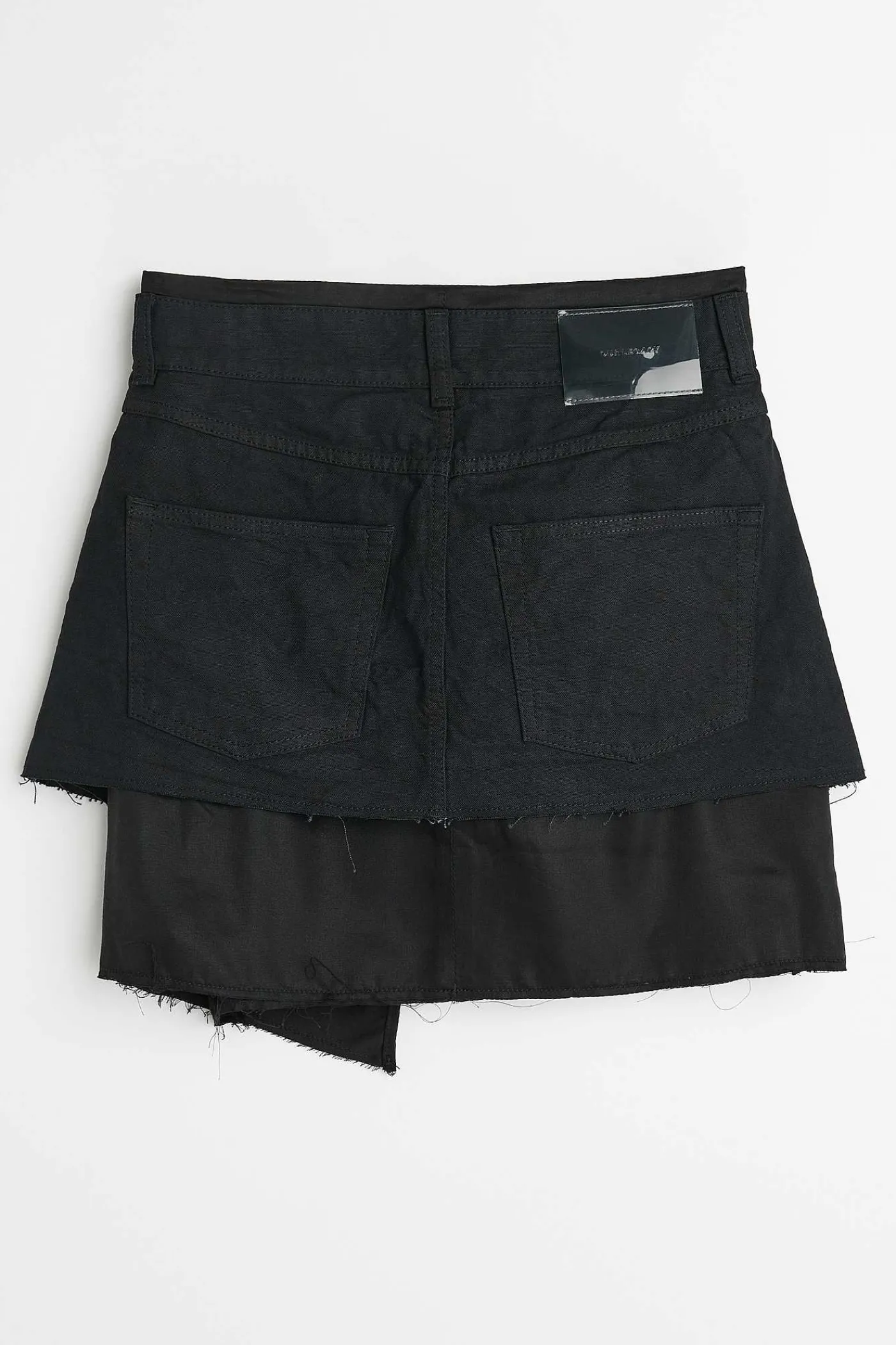 Kjolar|Our Legacy Mini Jeanskjol Svart Canvas