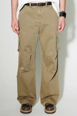 Byxor|Our Legacy Mount Cargo Uniform Olive Fiskben