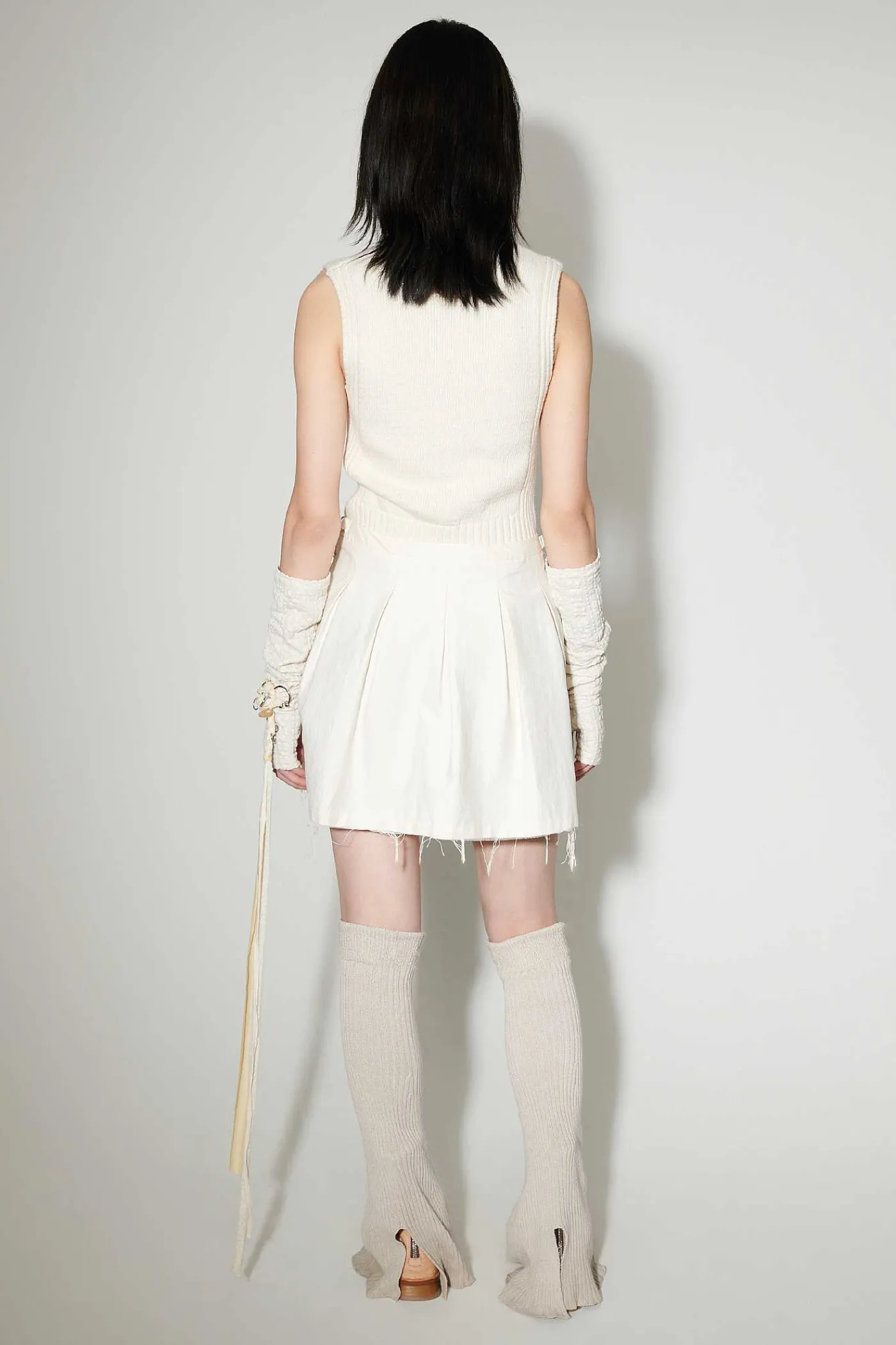 Kjolar|Our Legacy Objekt Kjol Naturlig Crinkled Bomull Nylon