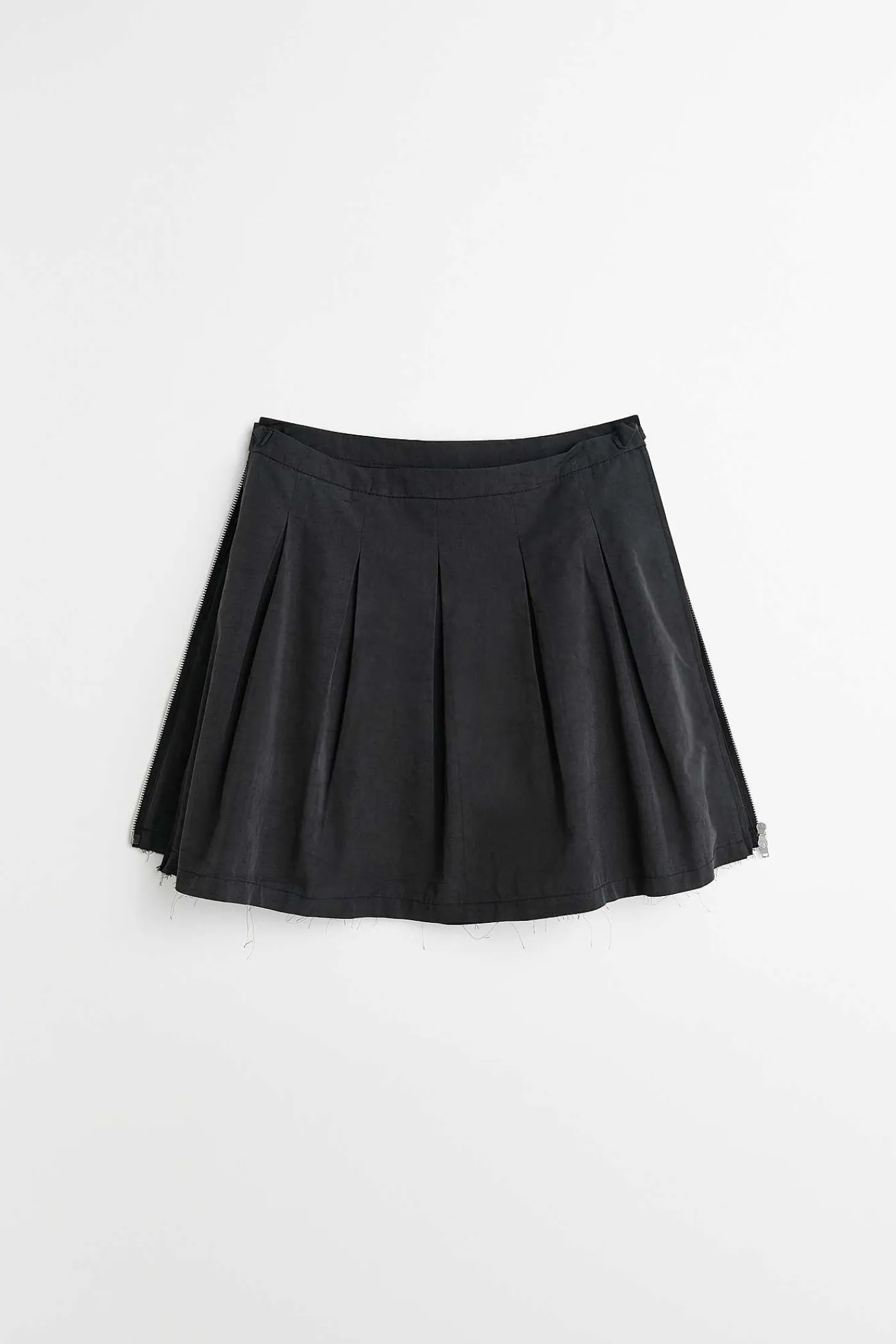 Kjolar|Our Legacy Objekt Kjol Svart Peached Cupro Poplin