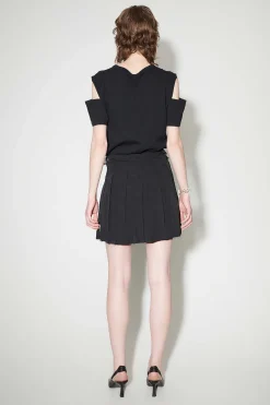 Kjolar|Our Legacy Objekt Kjol Svart Peached Cupro Poplin