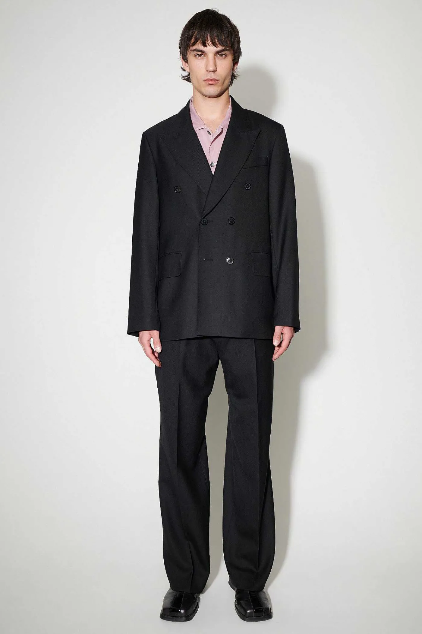 Passning|Our Legacy Okonstruerad Db Blazer Svart Panamaull