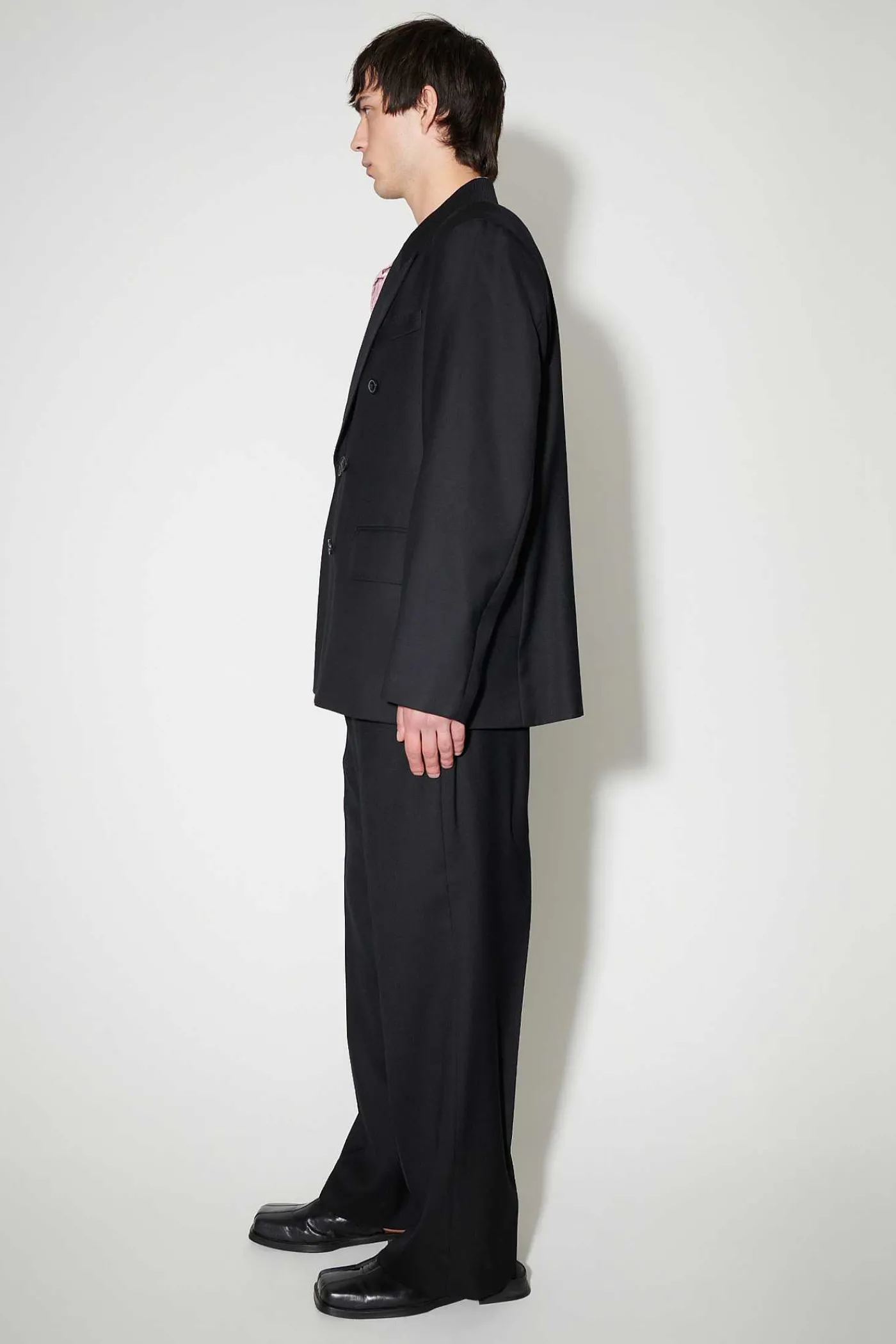 Passning|Our Legacy Okonstruerad Db Blazer Svart Panamaull