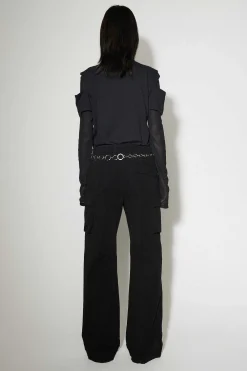 Byxor|Our Legacy Peak Cargo Black Canvas