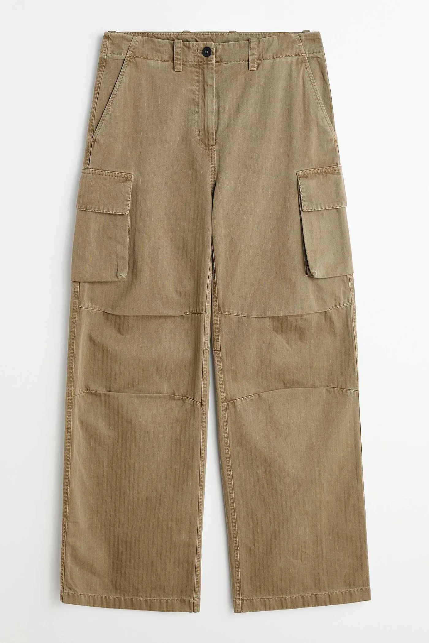 Byxor|Our Legacy Peak Cargo Uniform Olive Herringbone