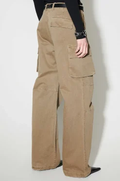 Byxor|Our Legacy Peak Cargo Uniform Olive Herringbone