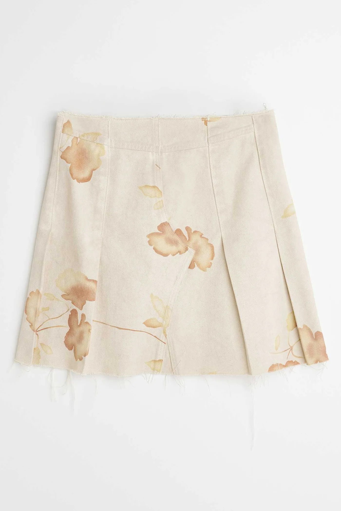 Kjolar|Our Legacy Plisserad Omlottkjol Daglig Blomma Tryckt Denim