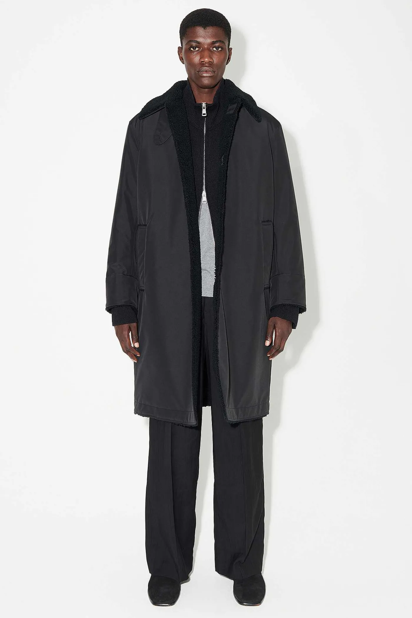 Ytterkläder|Our Legacy Polar Coat Black Compact Tech
